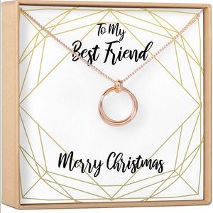 Discount To my best friend necklace rose gold color